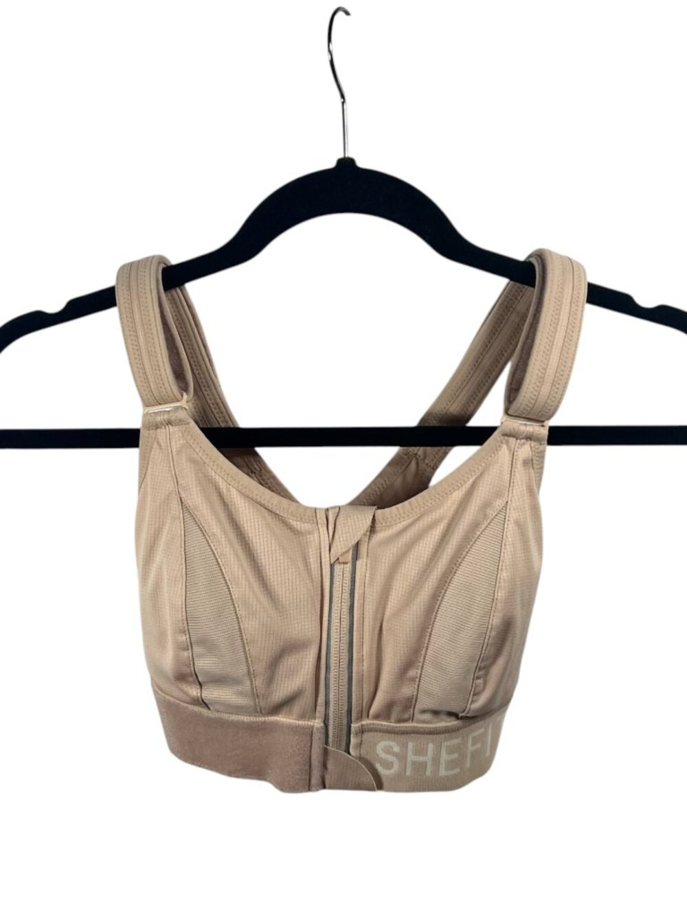 SHEFIT Ultimate Sports Bra Medium High Impact Front Zip Adjustable Activewear